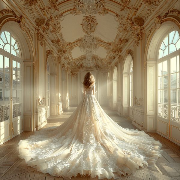 Robes de mariée de luxe à Lyon chez Perla Vita Collection